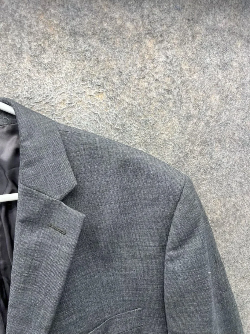 Lauren Ralph Lauren Blazer Mens 46L Gray Sport Coat Jacket Two Button Business